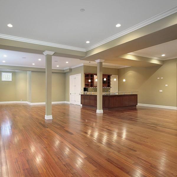 the installation of hardwood floors can vary depending on the size of the space and the type of hardwood being used, but it usually takes a few days to a week